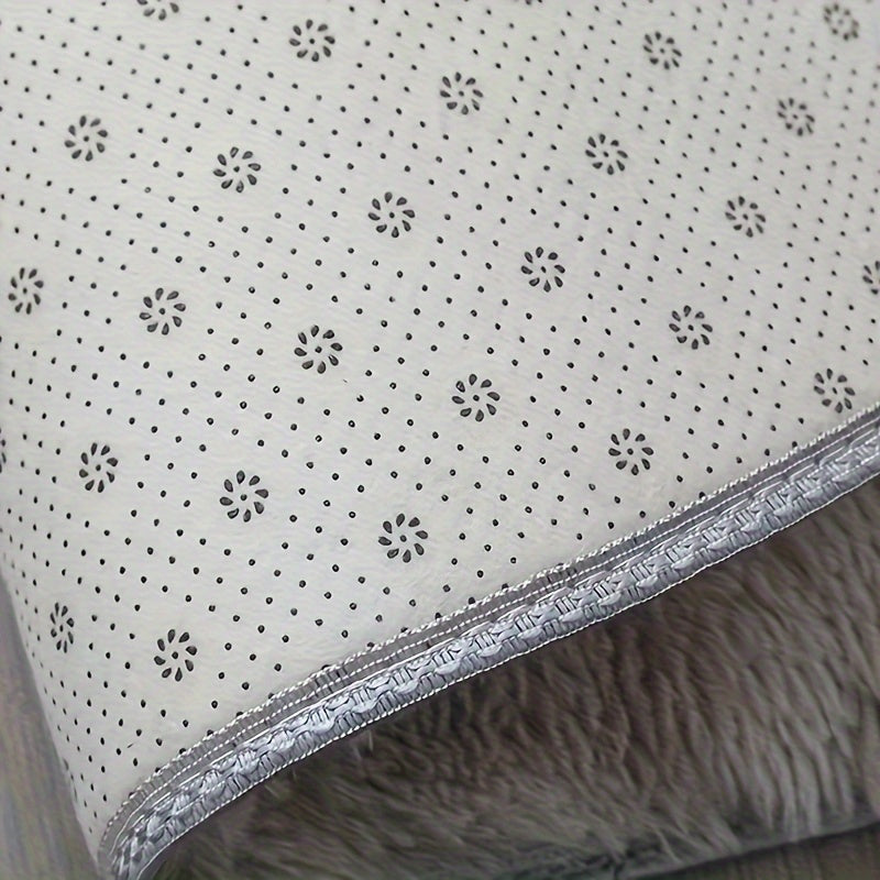 Super Soft Oval Rug Non-Slip Washable Plush Mat for Bedroom Living Room Decor