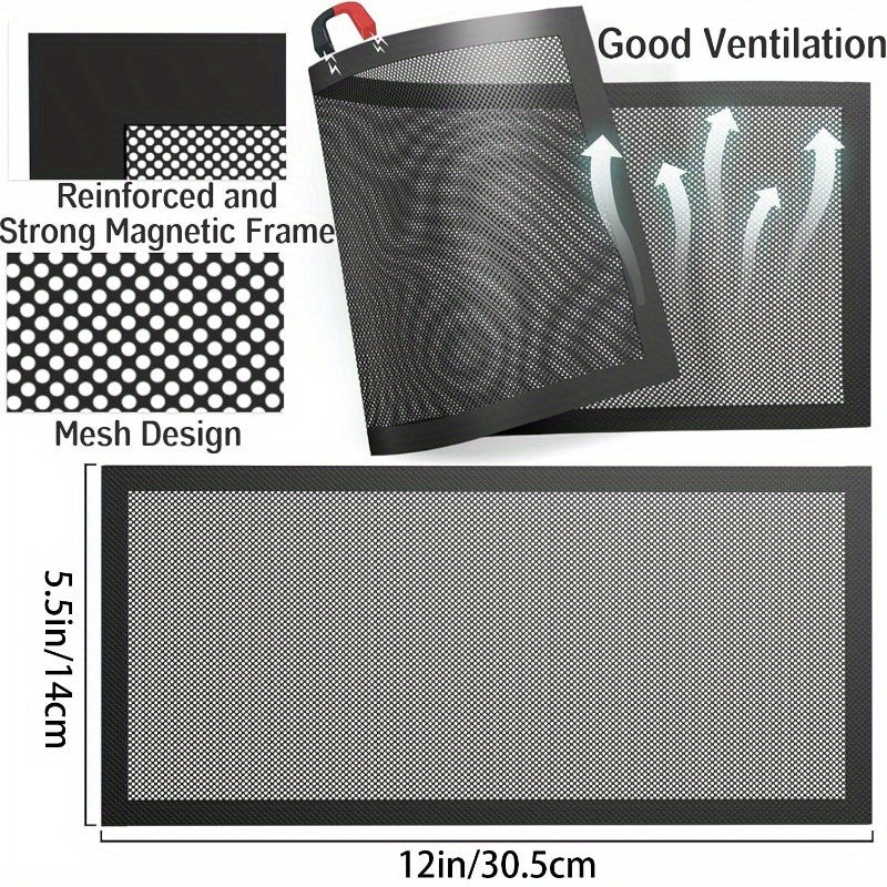 Magnetic Vent Cover 13.97x30.48cm Dust-Proof Ceiling Vent Filter Pack