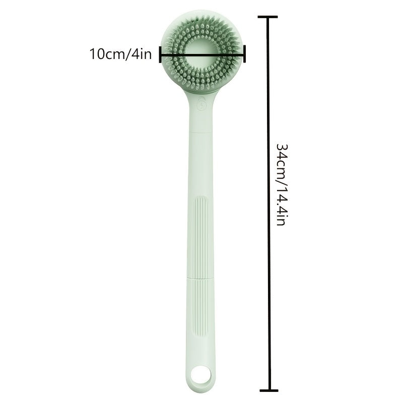 Rechargeable Electric Bath Brush with Long Handle and USB Charging