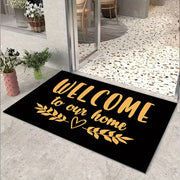Felpudo de bienvenida antideslizante para interior y exterior, cocina, dormitorio, alfombra decorativa para el suelo