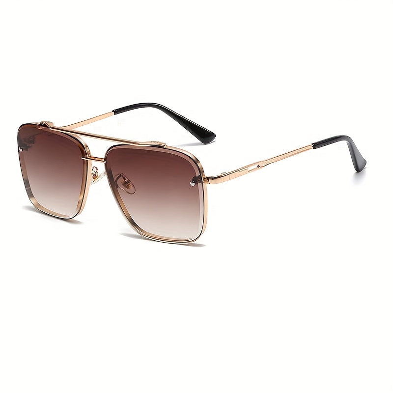 Men's Casual Business Glasses High Definition Gradient Metal Frame Party Eyewear