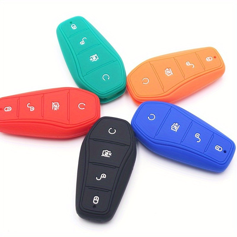 Silicone Key Fob Cover Protector for Smart Car Keys Anti-Scratch Durable
