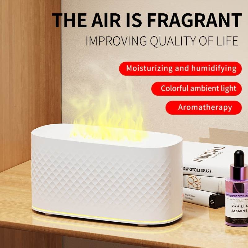USB Aromatherapy Humidifier with Colorful Lights for Rooms Under 20㎡
