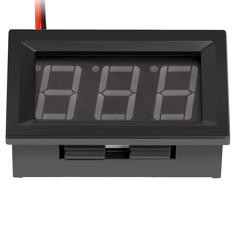 Digital Mini Volt Meter 5-120V LED Display Battery Monitor DC Voltage Tester