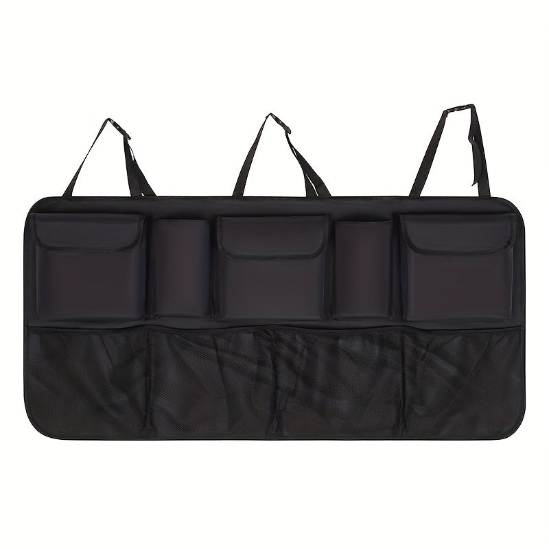 Car Seat Organizer with Back Storage Toy Hanging and Anti-Kick Pad