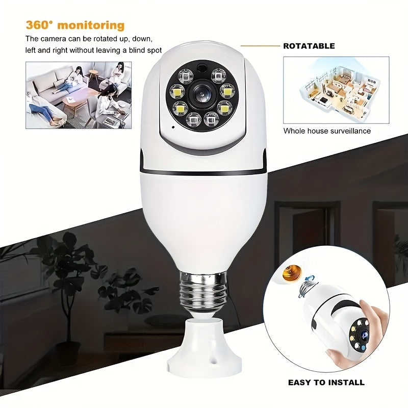 Indoor WiFi Security Camera 480P Pan-Tilt Night Vision Motion Detection
