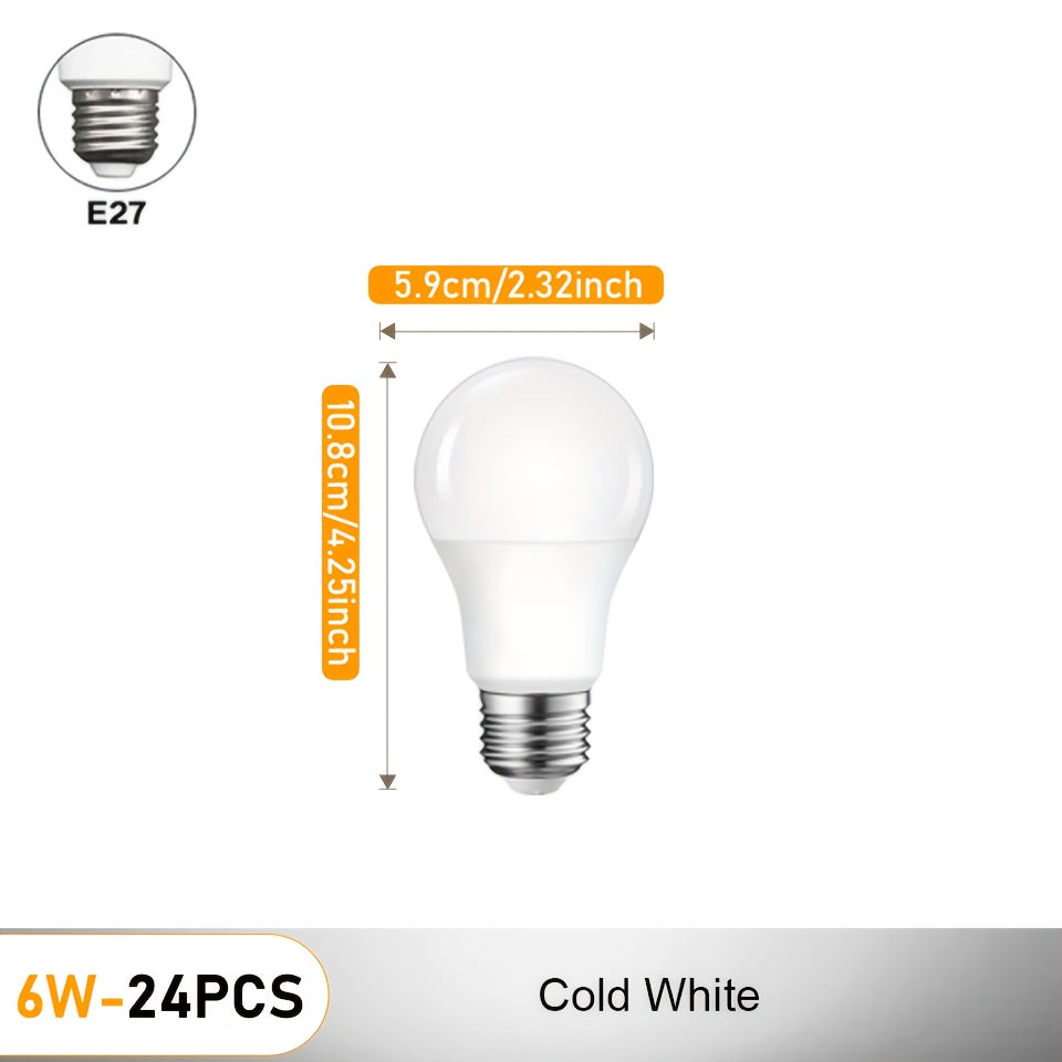 6W 220V E27 LED Harakat sensori chiroq 6W Infraqizil aniqlash ichki xavfsizlik