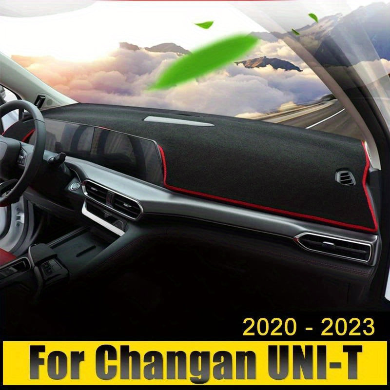 Dashboard Cover Mat for Car Interior Black Anti-Slip UV Protection