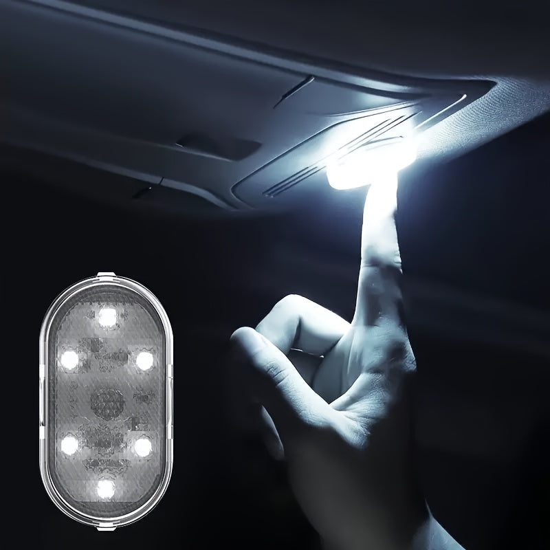 Car Interior Touch Lamp 2/4pcs LED Decorative Light USB Rechargeable