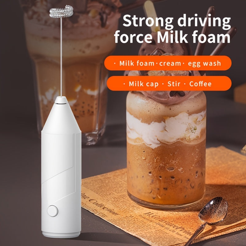 Electric Handheld Milk Frother for Lattes Cappuccinos Hot Chocolate