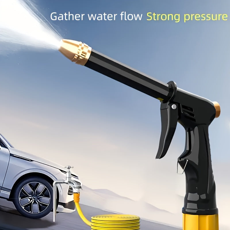 PVC Water Gun Set with 5m Hose for Car Washing and Outdoor Cleaning