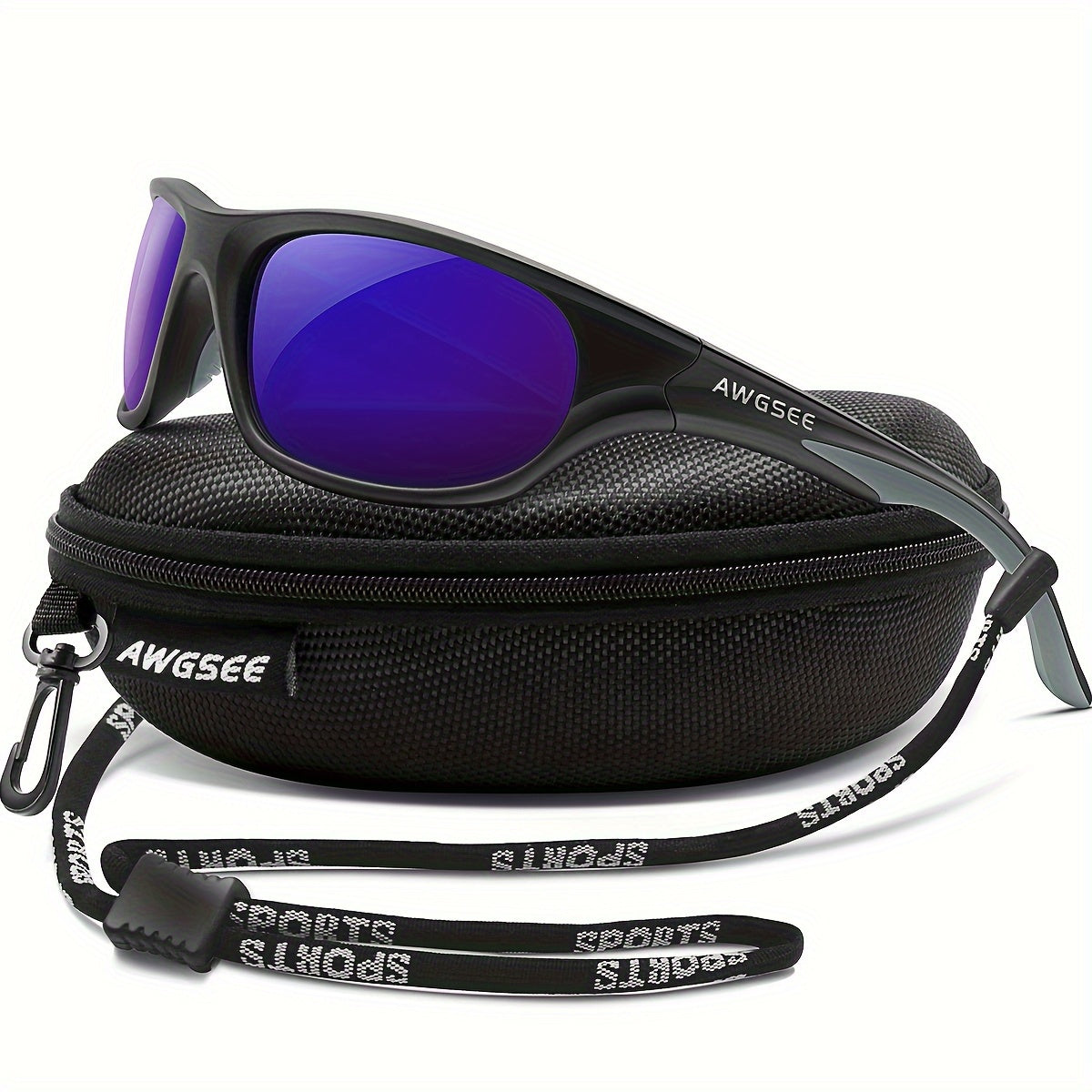 Unbreakable Polarized Sports Sunglasses for Men Cycling Driving Fishing