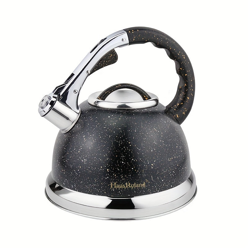 Stainless Steel Whistling Kettle for Gas Stoves, No Electricity Needed
