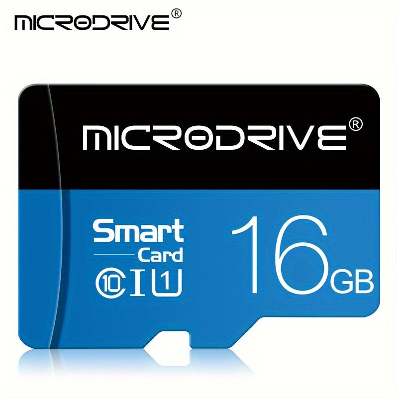 Yangi uslubdagi Microdrive TF SD karta, yuqori tezlikda, 32GB SDHC Class 10 xotira kartasi, turli sig'imlarda mavjud. Smartfonlar uchun SD adapteri kiritilgan.