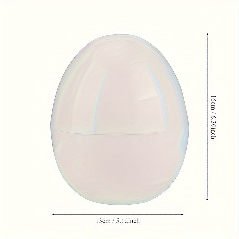 Kichkina mikroto'lqinli pechda tuxum pishirgich, yumshoqdan qattiqgacha bo'lgan tuxumlar uchun, idishga mos keladigan tuxum shaklidagi dizayn, idish yuvish mashinasiga mos keladi