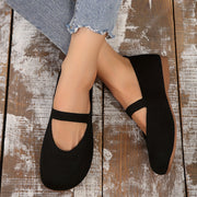 Zapatos casuales de mujer tipo Mary-Jane con tela transpirable y diseño slip-on