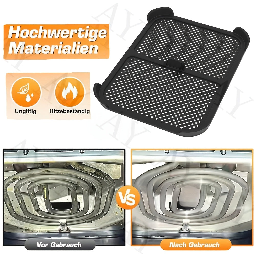 Qayta ishlatiladigan Silikon Splash Guardlar Ninja Air Fryer AF400 AF451 uchun, 2 ta to'plam, bardoshli, oson tozalanadi