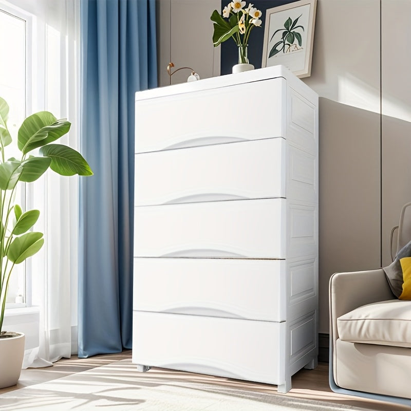 Kiyimlar, o'yinchoqlar, atıştırmalıklar va tartibga solish uchun tortma bilan keng saqlash qutisi.