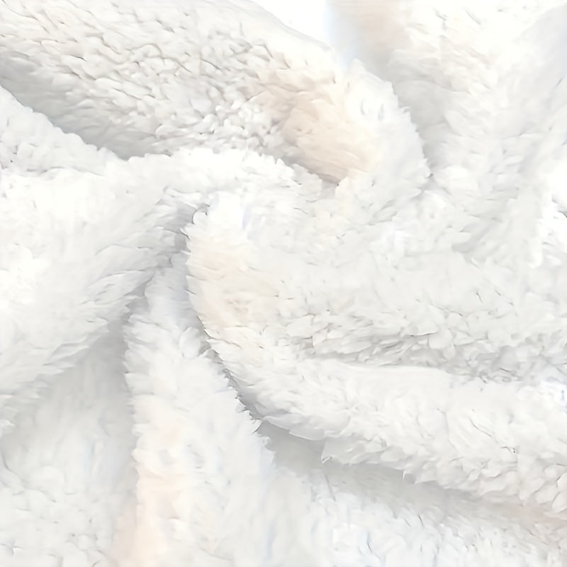 Unisex Oversized Plaid Fleece Hooded Blanket Sweatshirt with Pockets