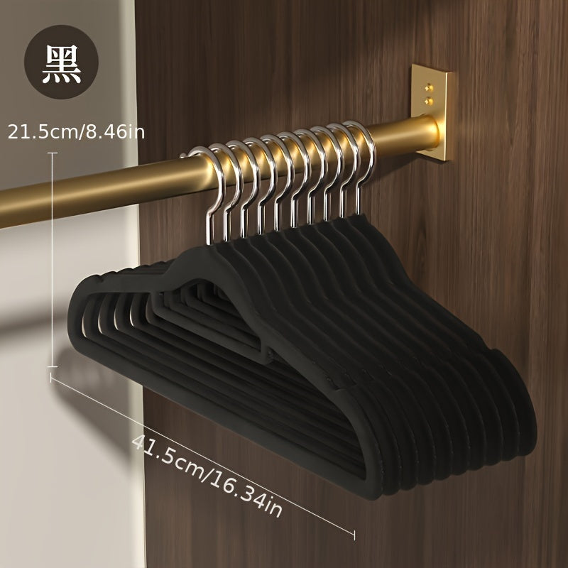 Velvet Hangers Non-Slip Closet Organizer Space-Saving Storage for Home and Kitchen