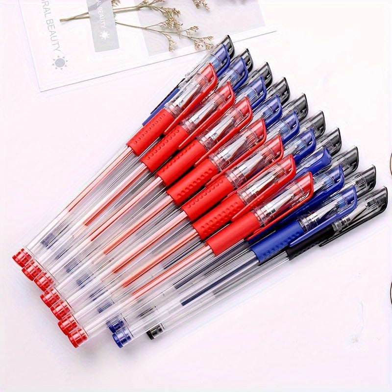 23pcs Black Gel Pen Set 0.5mm Fine Tip for Business School Office