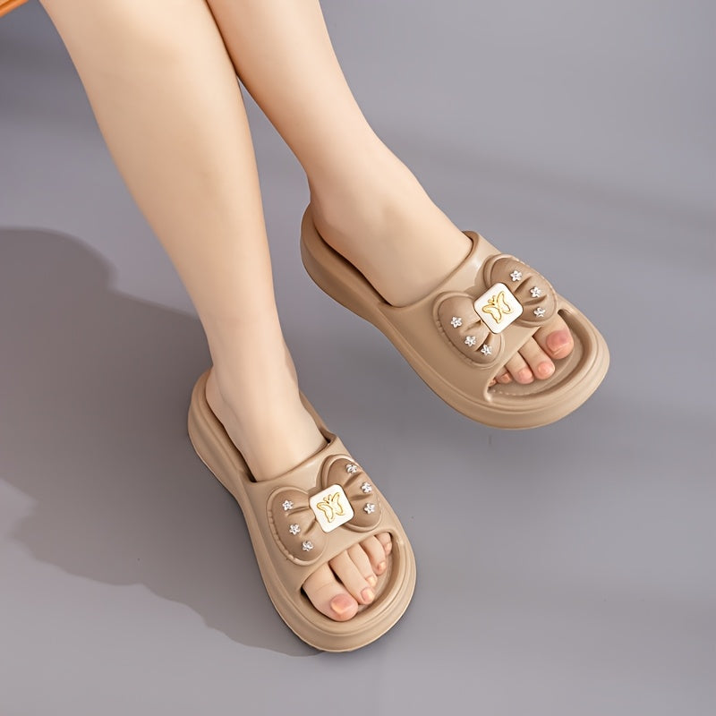 Women's EVA Slides Thick-Soled Summer Beach Casual Non-Slip Shoes