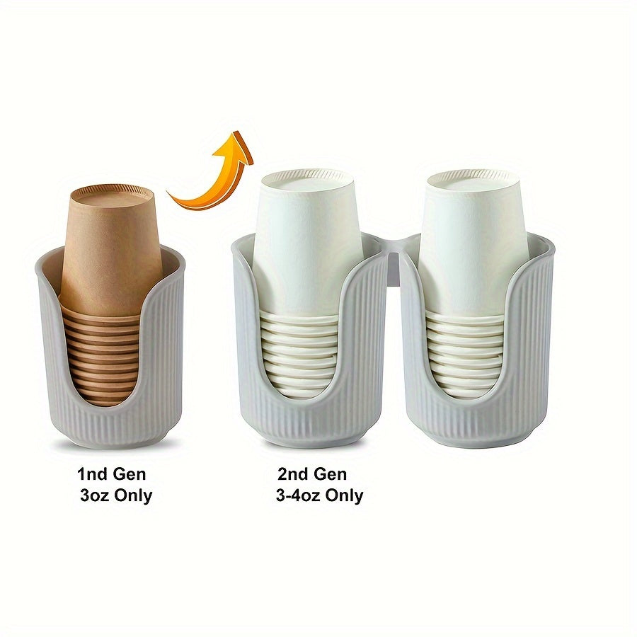 Multifunctional Paper Cup Holder and Desktop Organizer for Bathroom Kitchen Living Room