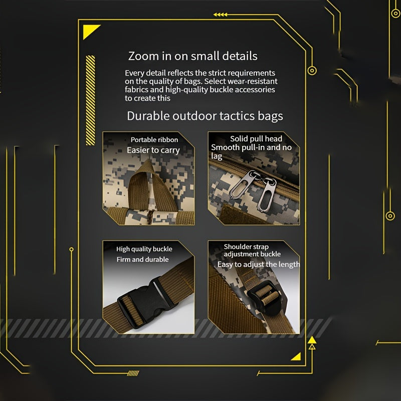 Large 80L Water-Resistant Hiking Backpack for Men and Women Travel and Mountaineering