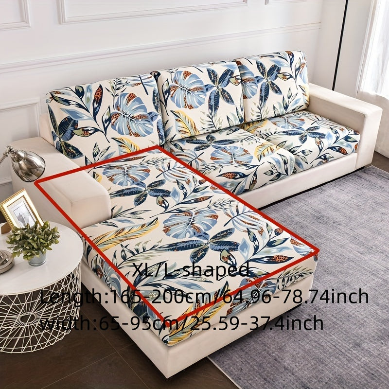Чехол для дивана с цветочным принтом для диванов всех размеров, машинная стирка
