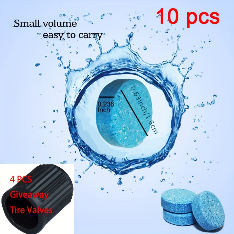 Car Windshield Washer Fluid Effervescent Tablet for Oil Removal All Seasons