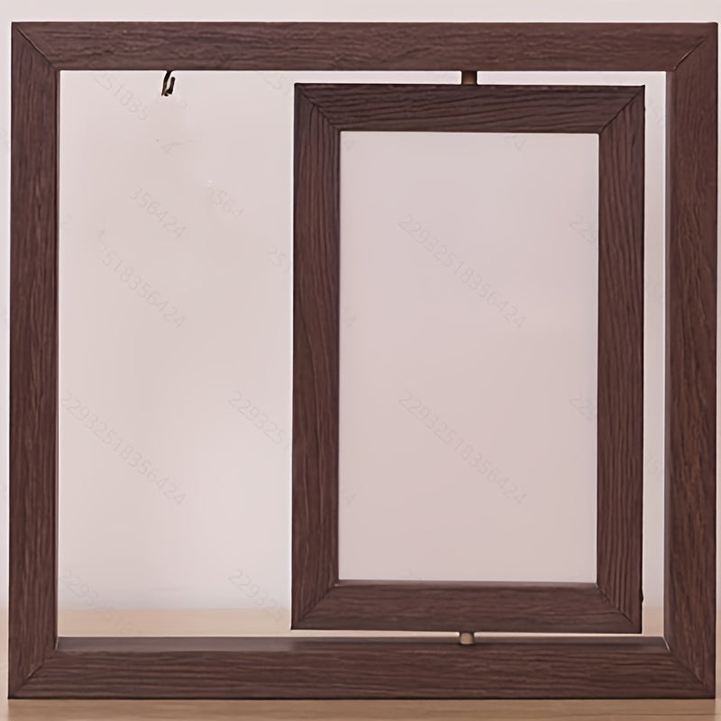 Двусторонняя деревянная фоторамка для фотографий 6x4 для пар и подарков