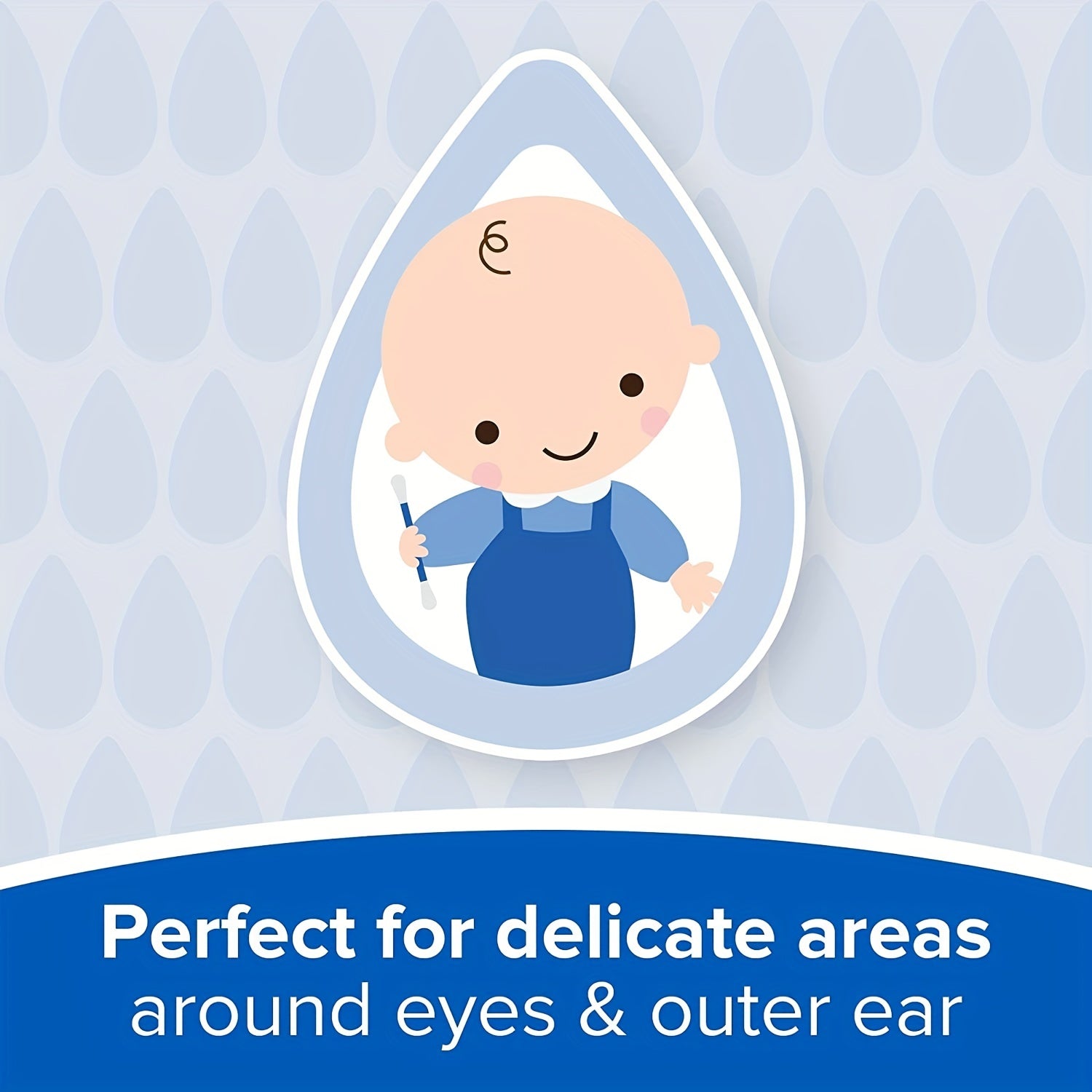 Baby Cotton Swabs 200 Pieces Organic Cotton Safe for Newborns and Kids