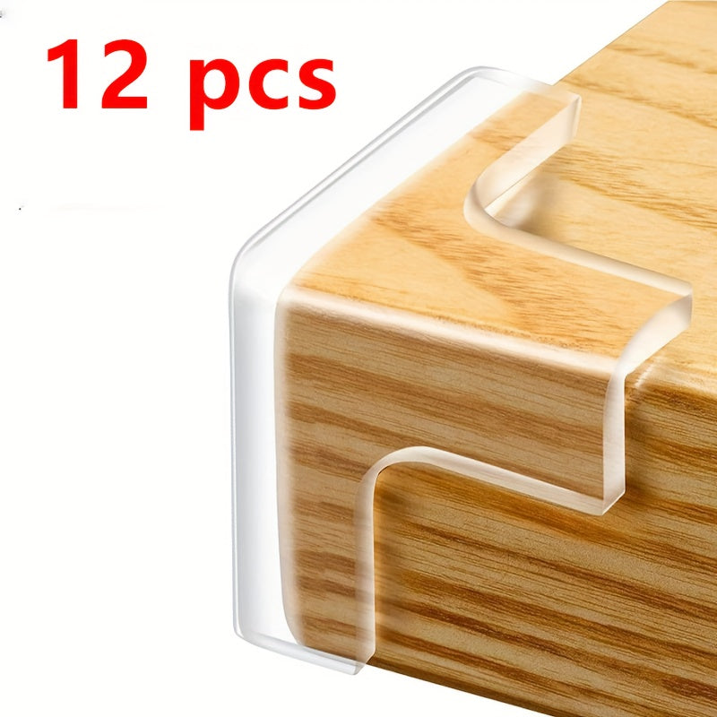 Clear Transparent Silicone Corner Protectors for Furniture Edges 4-16pcs