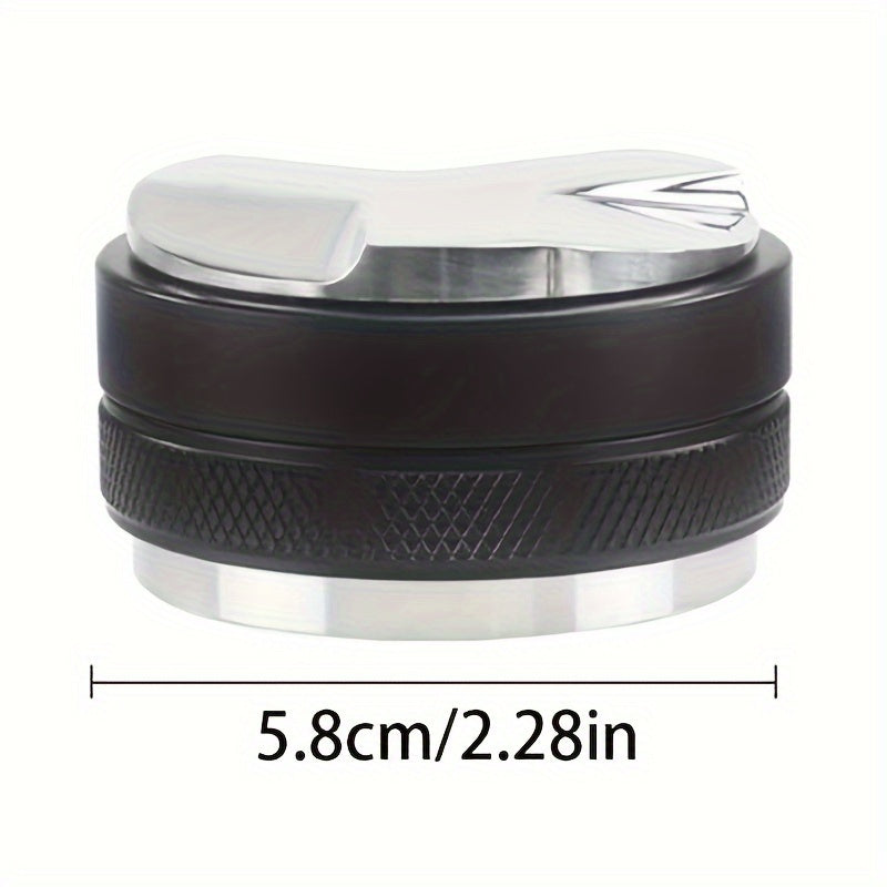Adjustable Depth Coffee Tamper and Leveler 51/53/58mm for Espresso Machines