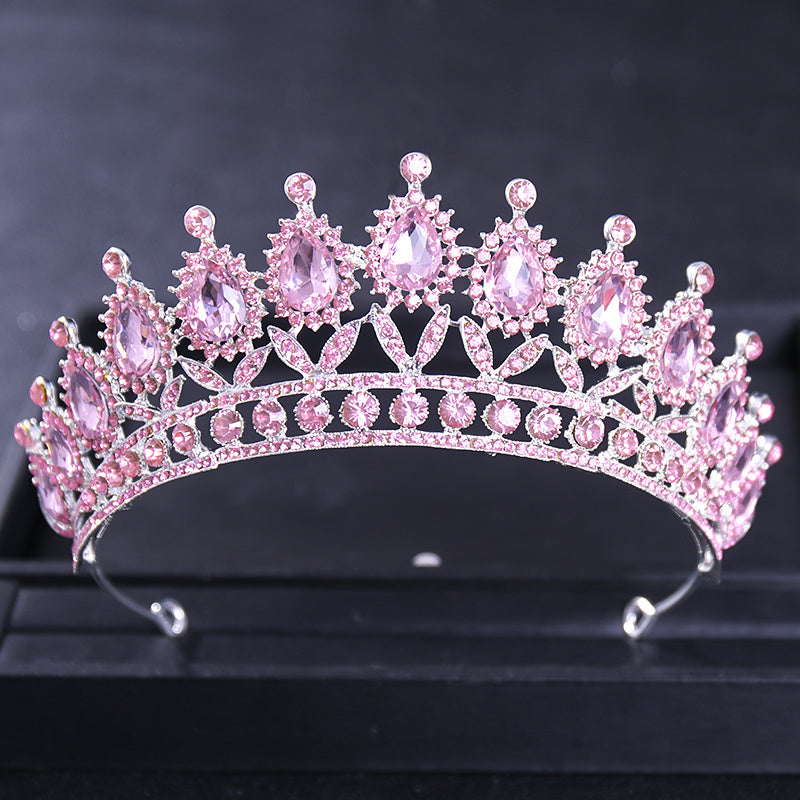 Sparkling Tiaras and Crowns for Brides and Princesses, Silver, Adjustable