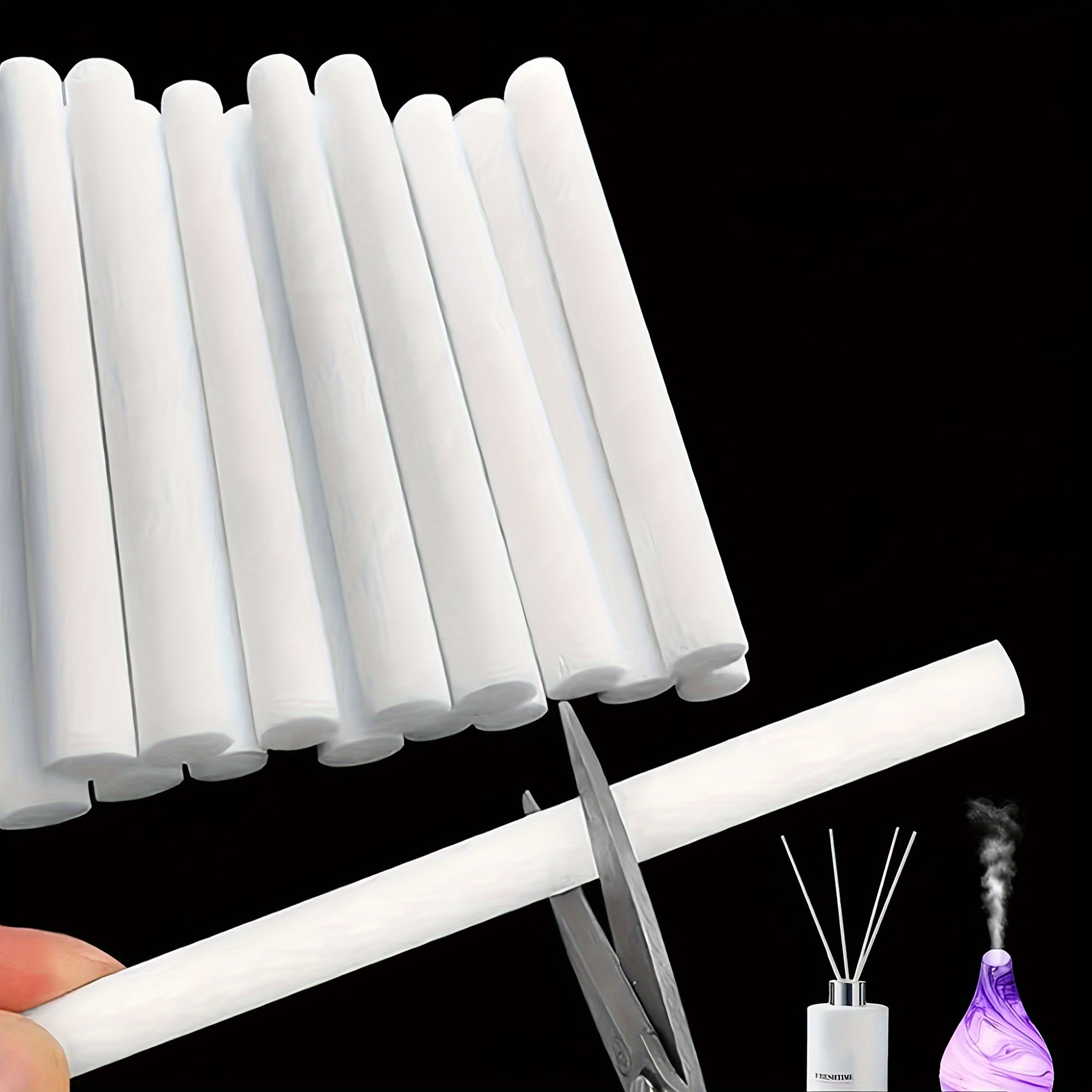 30 Pcs Polyester Fiber Filter Replacement Sticks for Air Purifiers and Diffusers