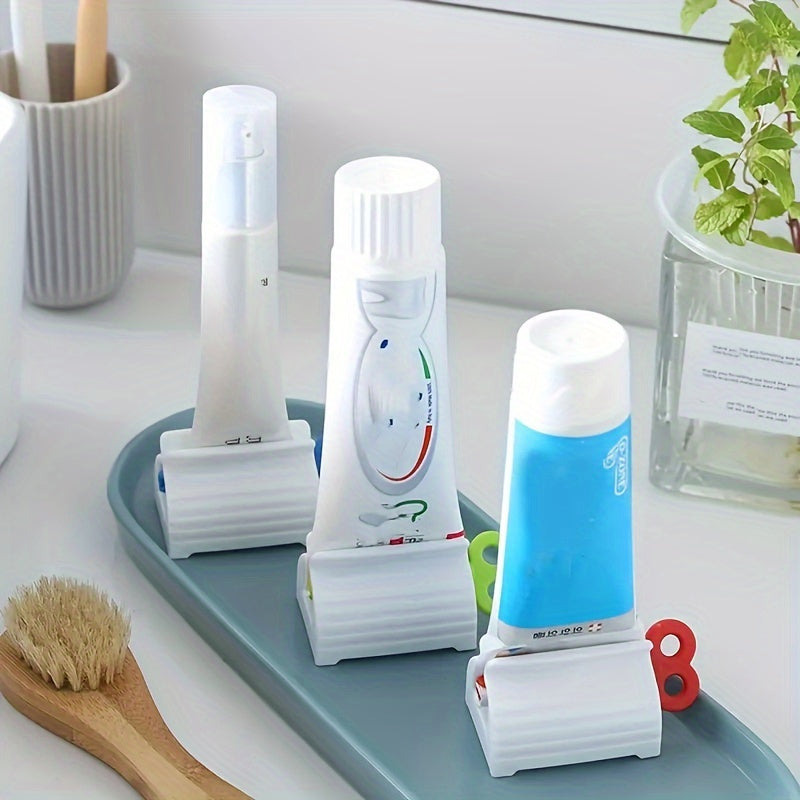 Unisex Plastic Toothpaste Dispenser Hygienic Rotating Toothpaste Squeezer