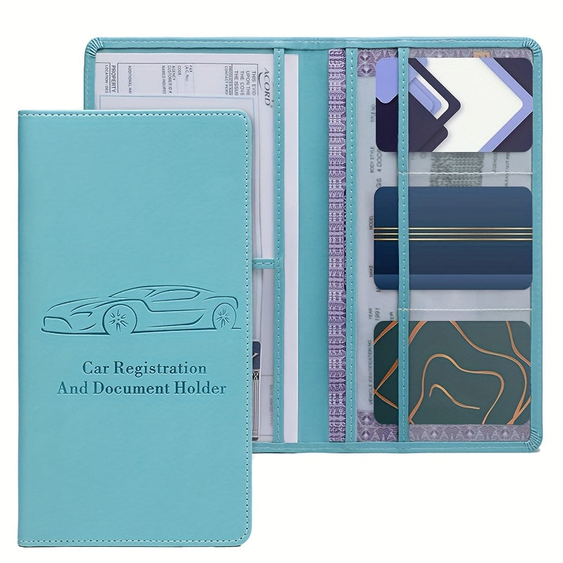 Universal avtomobil ro‘yxatga olish va sug‘urta kartasi tutgichi bilan qulay kirish tashkilotchisi