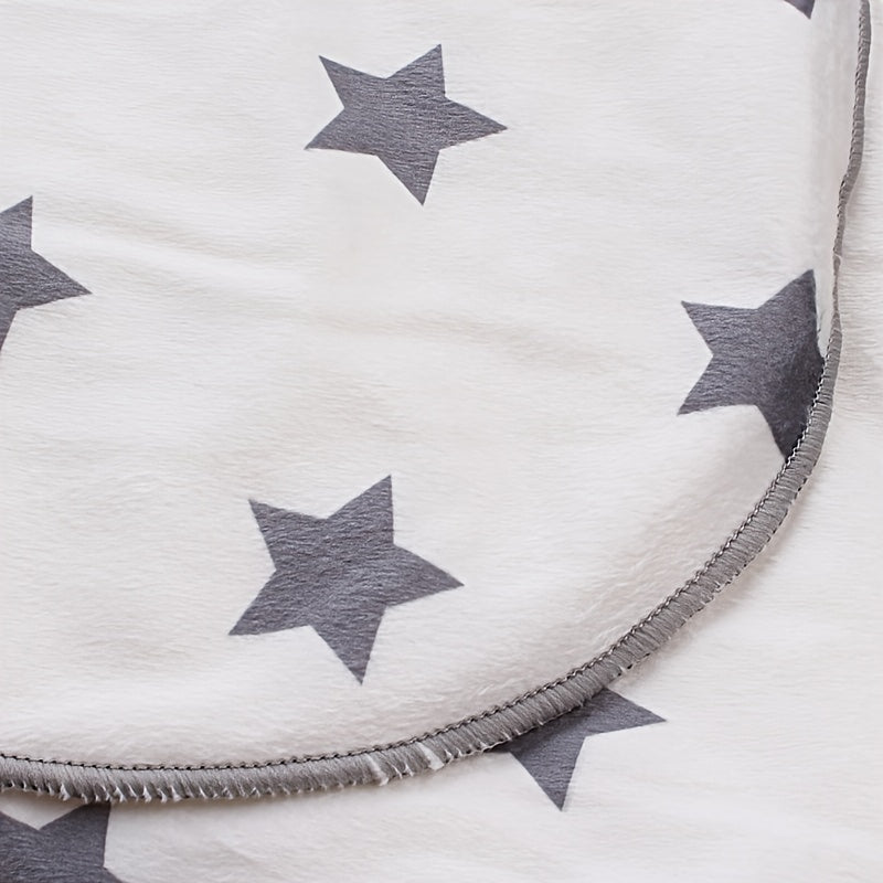 Baby Sherpa Fleece Blanket with Cartoon Print for Infants and Toddlers