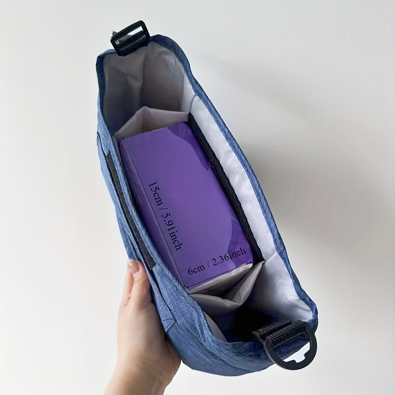 Stroller Organizer Bag with Diaper Pouch Cup Holder and Shoulder Straps for Baby Care