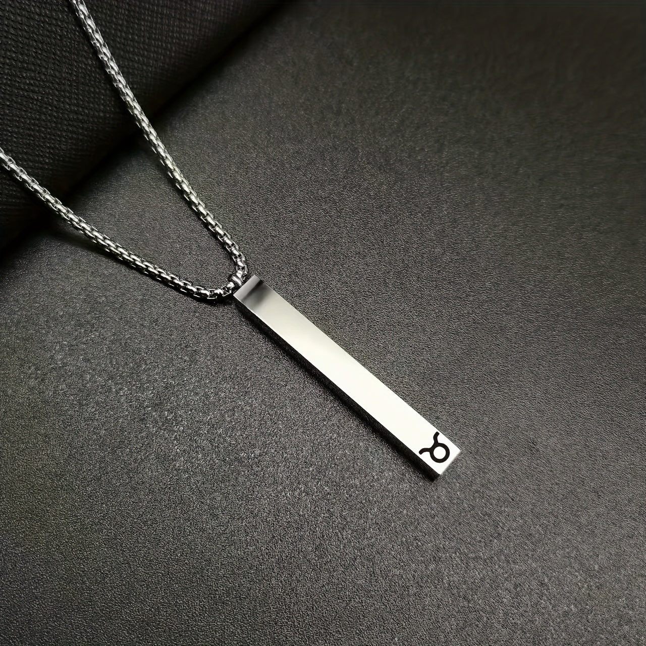 Винтажное ожерелье с подвеской в виде знака зодиака - прочная титановая сталь, стильный и привлекательный дизайн, идеальный подарок для близких, персонализированное ювелирное изделие