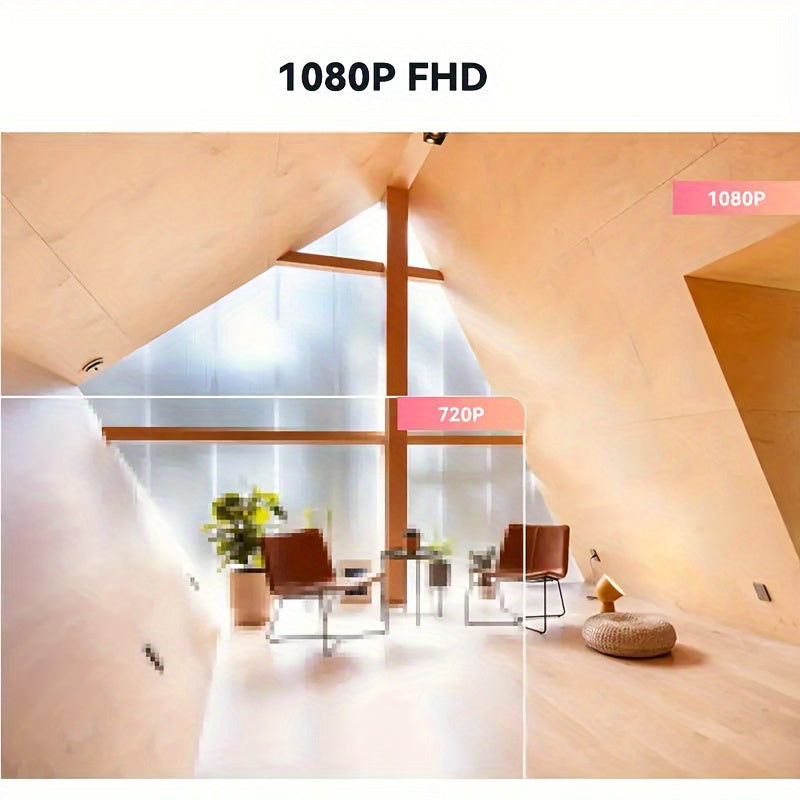 1080P HD Indoor Security Camera with PTZ Auto-Tracking Motion Detection and Two-Way Audio