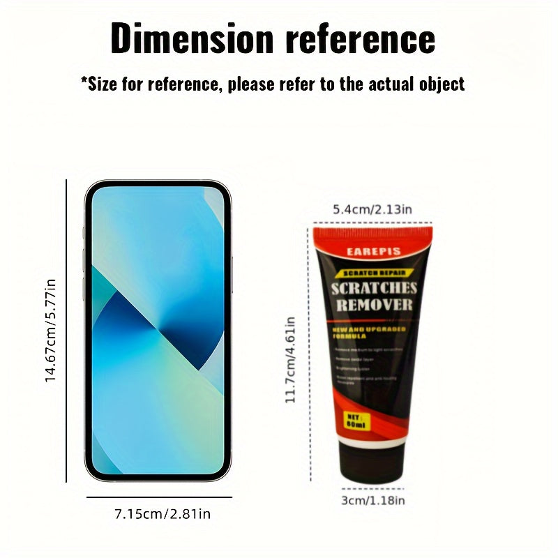 Car Scratch Repair Kit with Wax for Polishing and Restoring Shine