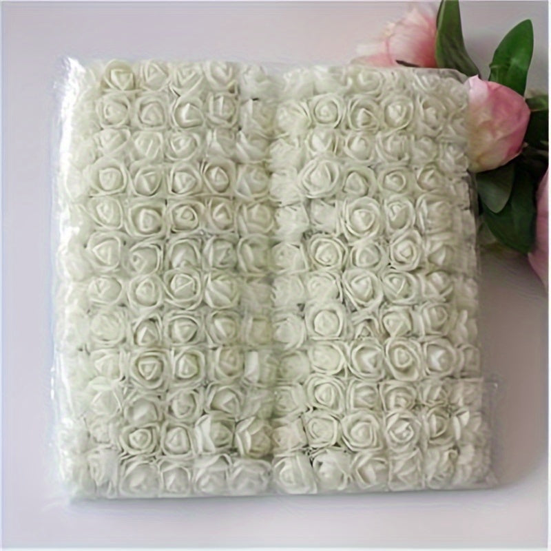 Artificial Rose Heads Pack of 144 for DIY Decor Wreaths Gift Box Accents