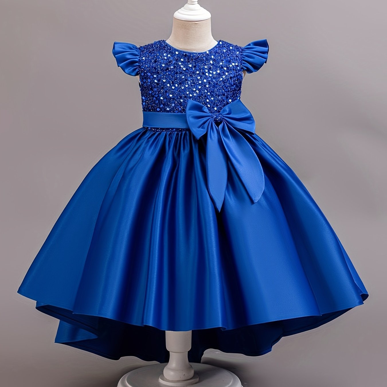 Girls' Sequin Princess Dress for Girls 12 and Under Polyester for Parties Vacations