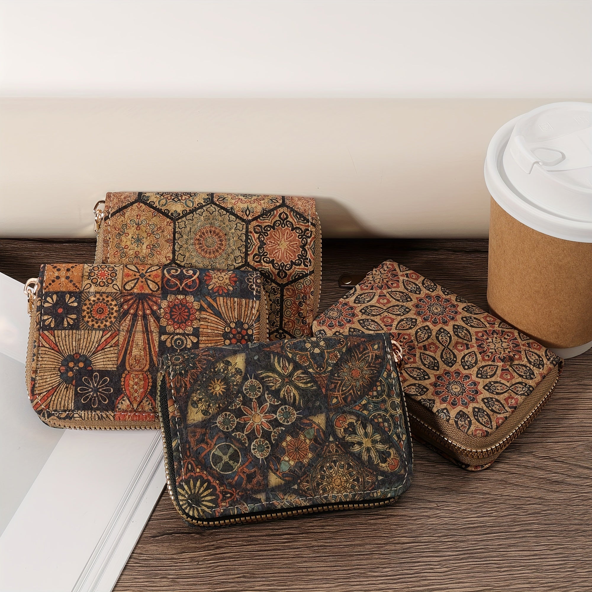 Ayollar uchun minimalistik qisqa hamyon, zipli, tasodifiy clutch tangalar sumkasi, zamonaviy nylon qopqoq.