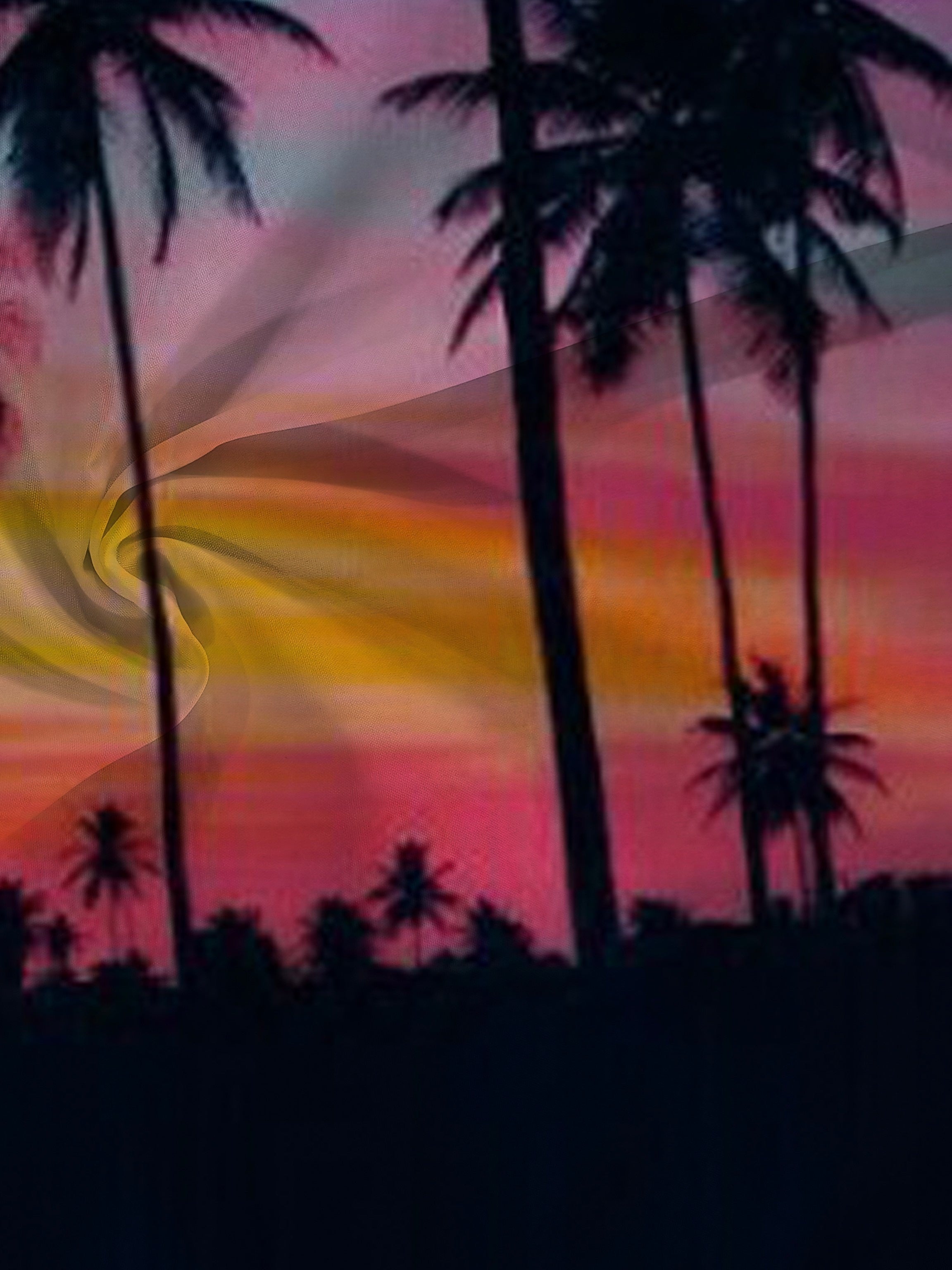 Yozgi ta'til uchun erkaklar uchun plussiz tropik kayfiyatli grafik taxta shortiklari