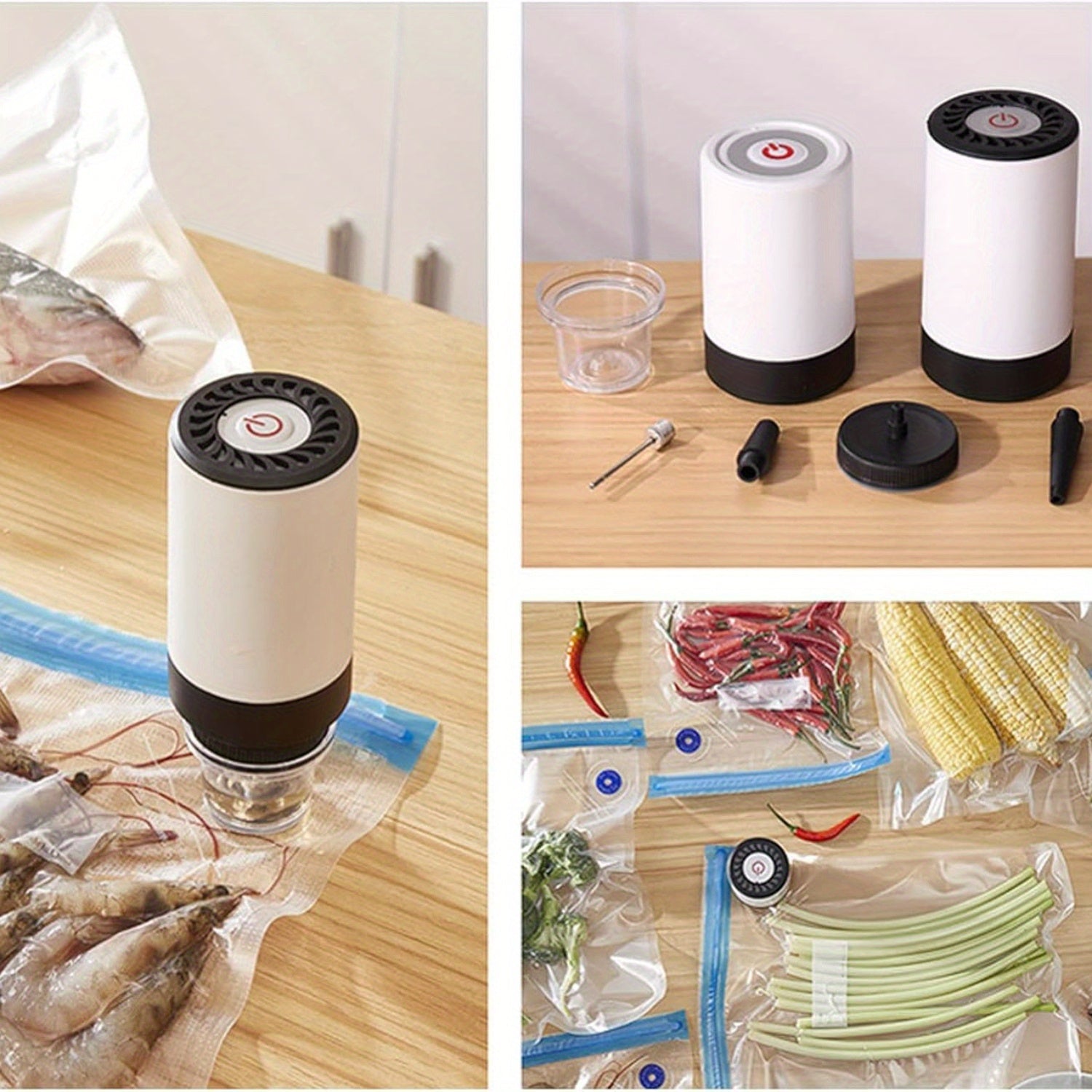 5-in-1 портатив мини компрессор ошхона ва ташқи муҳитда қўллаш учун