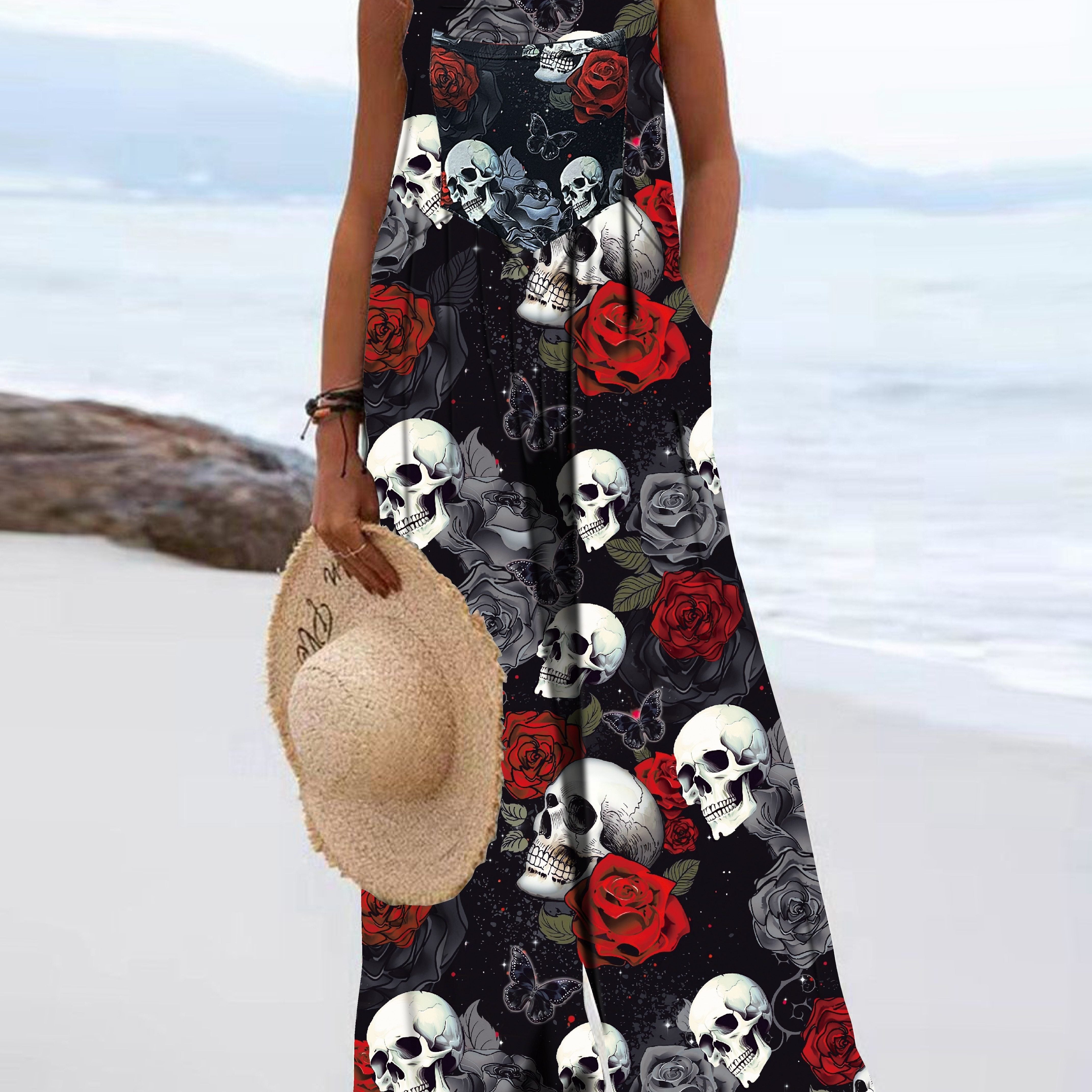 Plus Size Gothic Style Elegant Suspender Jumpsuit for Women