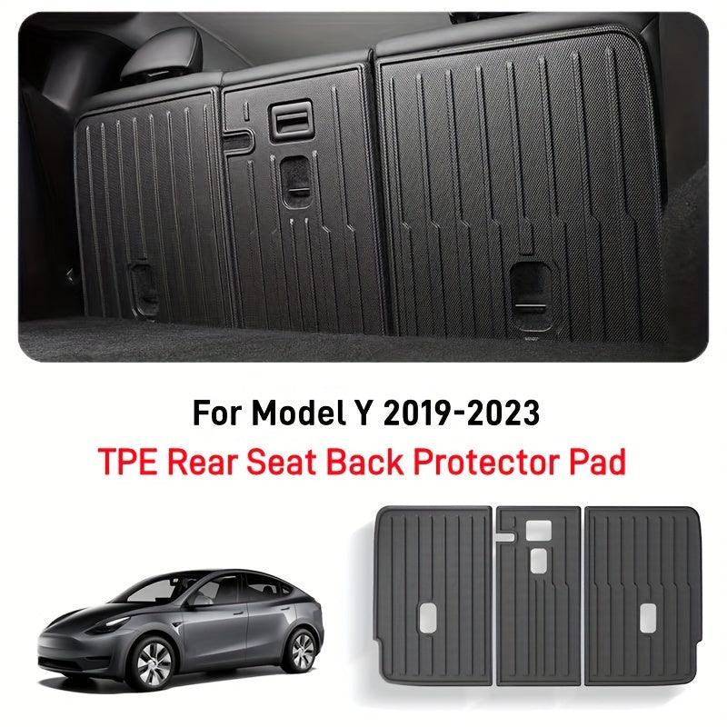 All-Weather TPE Car Rear Seat Back Protector for Second Row